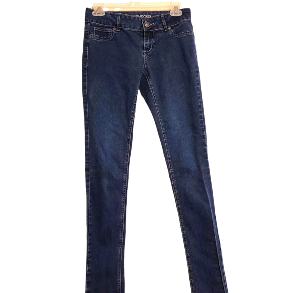 Maurices Women's S Reg Dark Wash Blue Skinny Jeans 31" Inseam